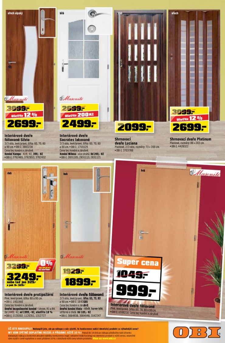 leták OBI Aktuální leták od 4.4.2013 strana 1 leták OBI Aktuální leták od 4.4.2013 strana 1