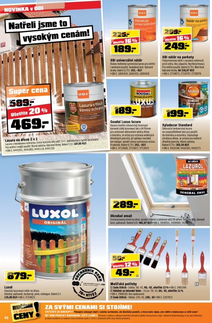 leták OBI Aktuální leták od 4.4.2013 strana 1 leták OBI Aktuální leták od 4.4.2013 strana 1