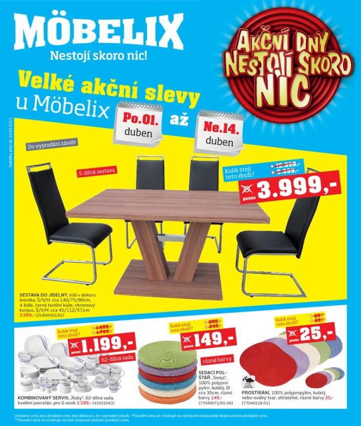 letk Mobelix Aktuln prospekt od 5.4.2013 strana 1
