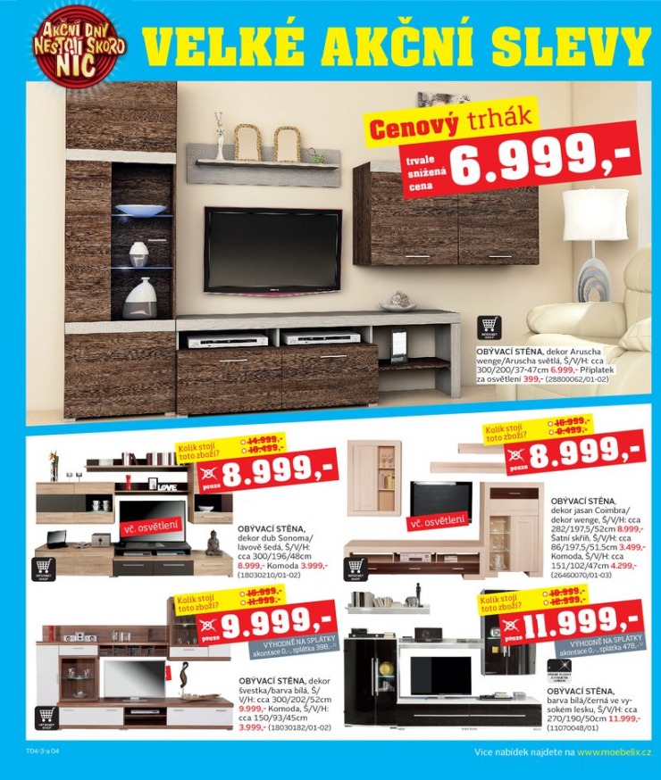 let�k Mobelix Aktu�ln� prospekt od 5.4.2013 strana 1