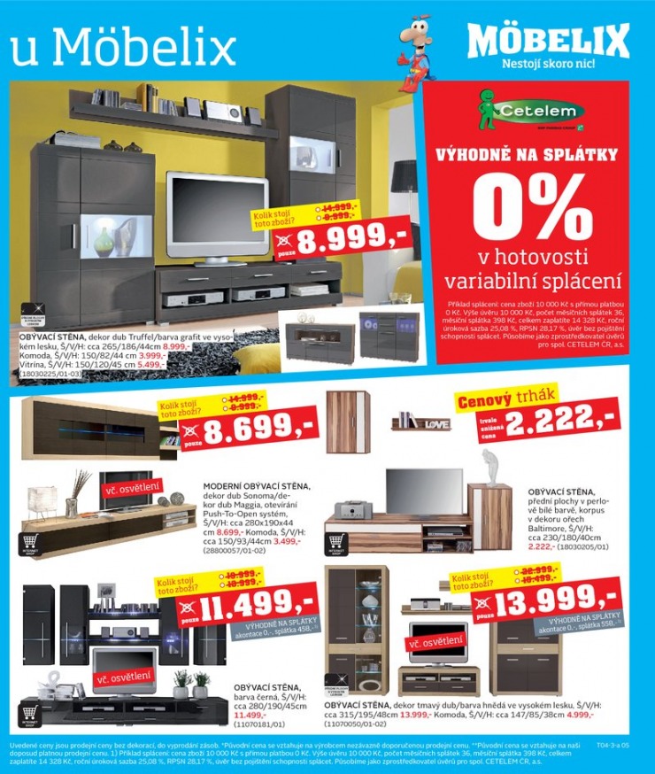 let�k Mobelix Aktu�ln� prospekt od 5.4.2013 strana 1