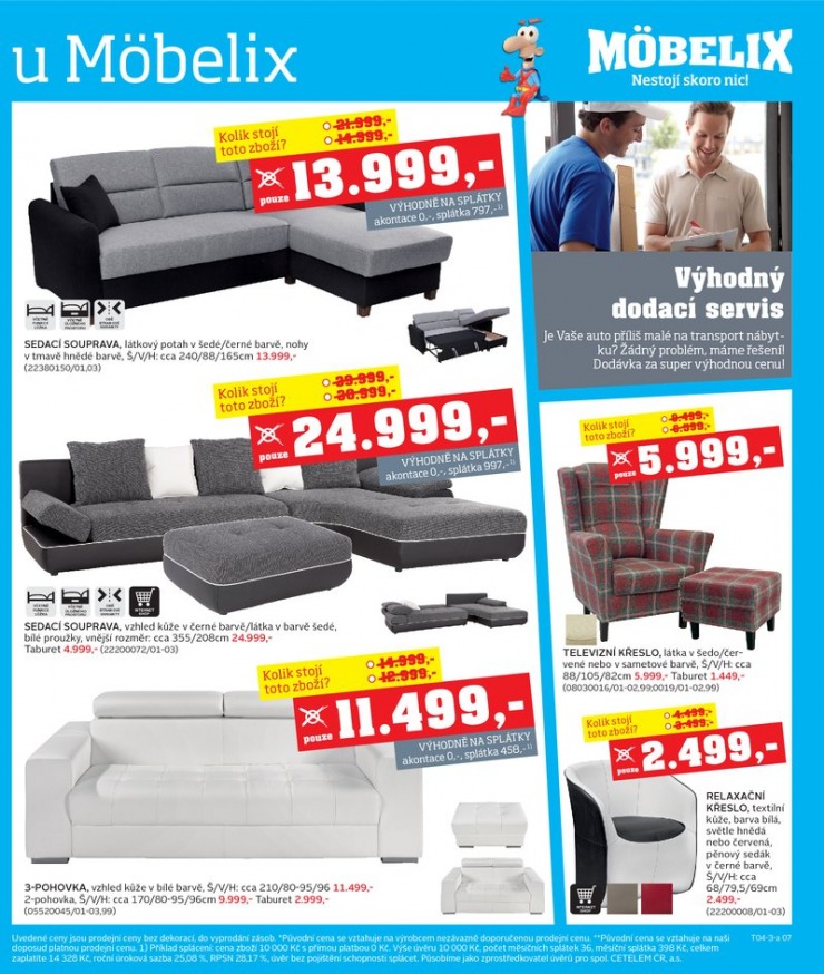 let�k Mobelix Aktu�ln� prospekt od 5.4.2013 strana 1