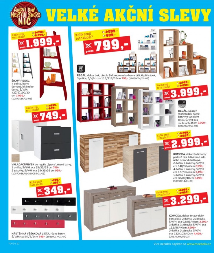 let�k Mobelix Aktu�ln� prospekt od 5.4.2013 strana 1