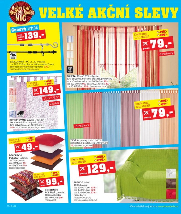 let�k Mobelix Aktu�ln� prospekt od 5.4.2013 strana 1