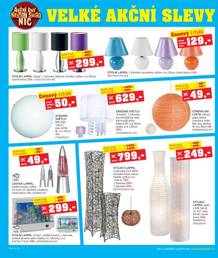 let�k Mobelix Aktu�ln� prospekt od 5.4.2013 strana 1