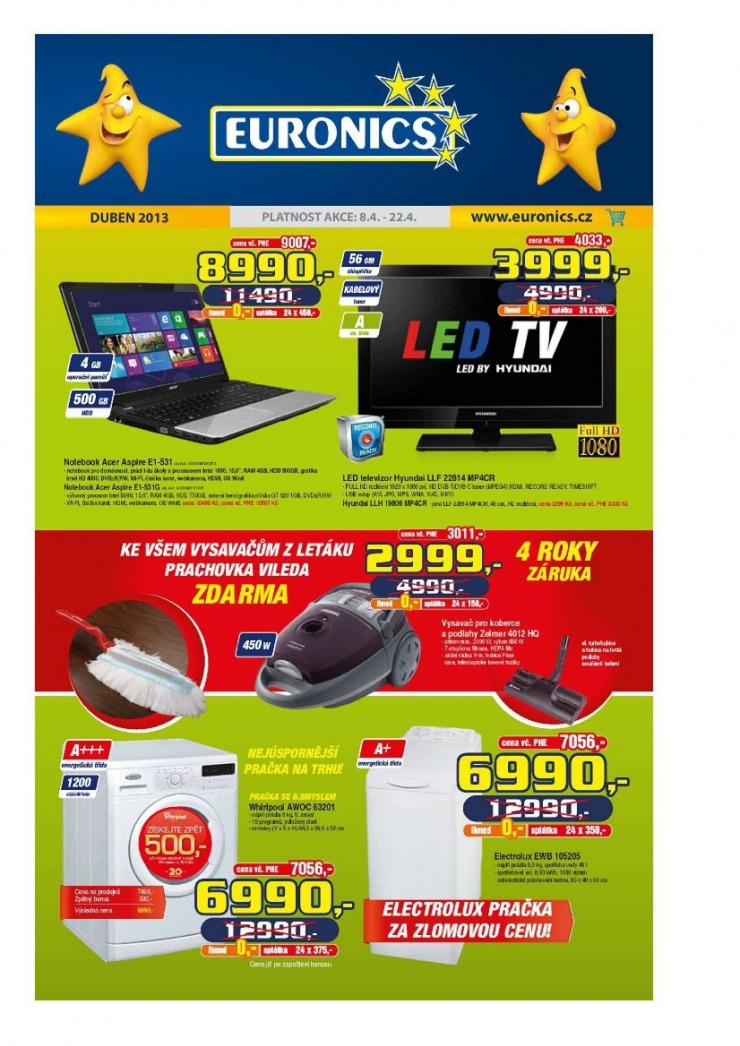letk Euronics Aktuln letk od 8.4.2013 strana 1