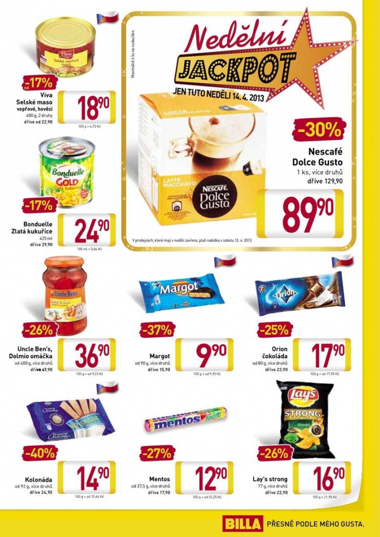let�k Billa velk� od 10.4.2013 strana 1