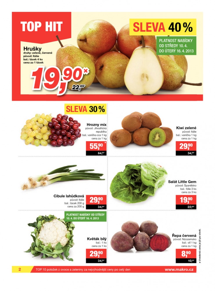 leták Makro Potraviny od 10.4.2013 strana 1 leták Makro Potraviny od 10.4.2013 strana 1