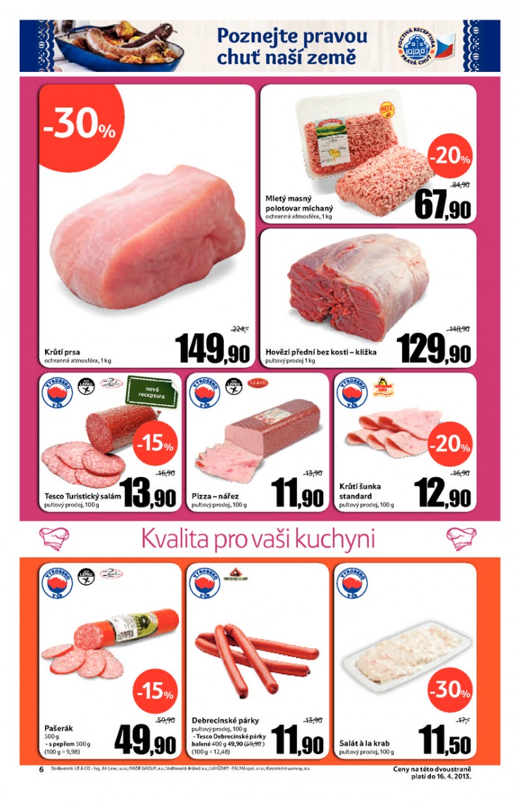 leták Tesco malé hypermarkety od 10.4.2013 strana 1 leták Tesco malé hypermarkety od 10.4.2013 strana 1