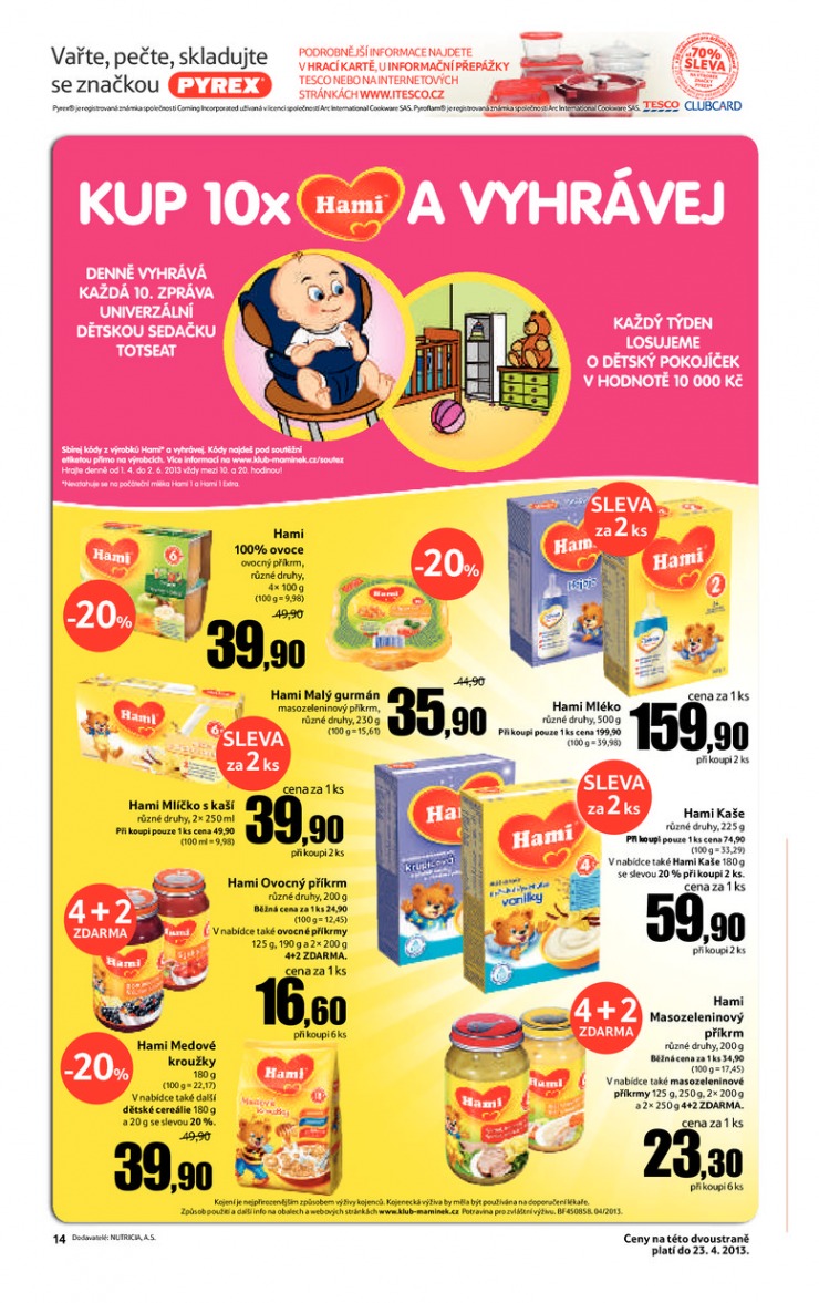 leták Tesco velké hypermarkety od 10.4.2013 strana 1 leták Tesco velké hypermarkety od 10.4.2013 strana 1