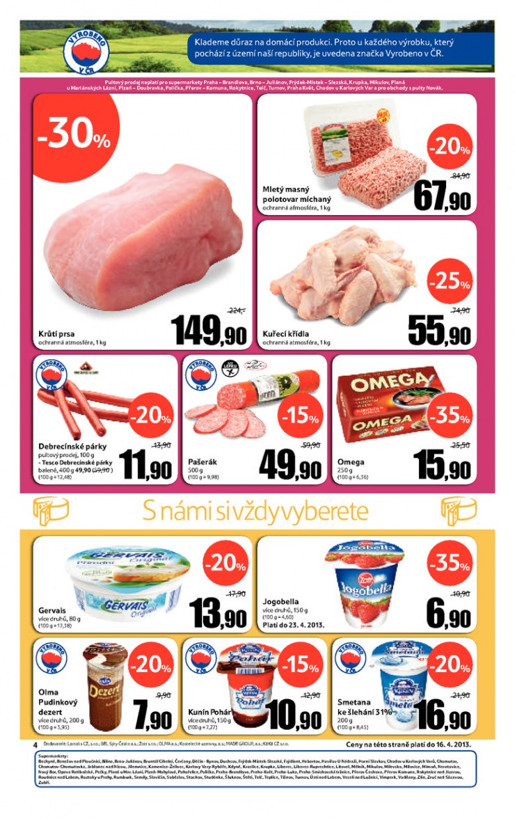 leták Tesco supermarkety od 10.4.2013 strana 1 leták Tesco supermarkety od 10.4.2013 strana 1