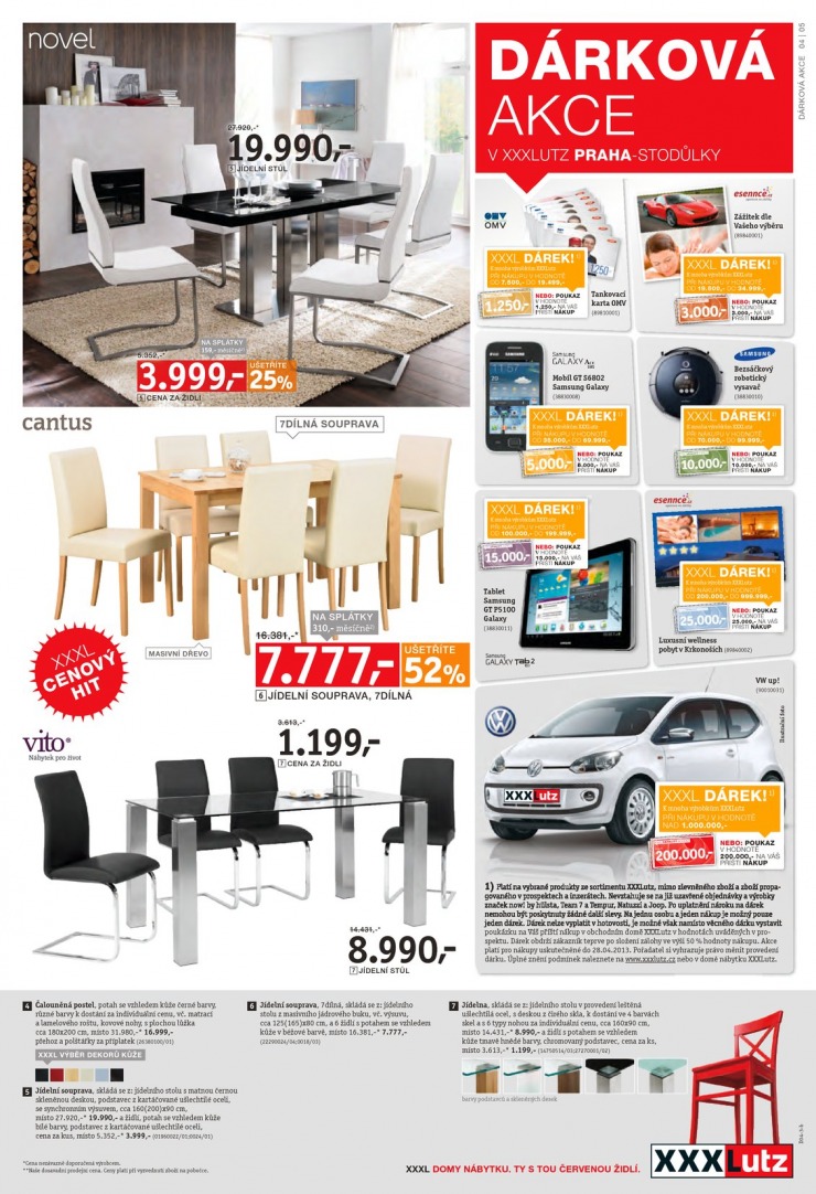 let�k XXXLutz Aktu�ln� prospekt od 8.4.2013 strana 1