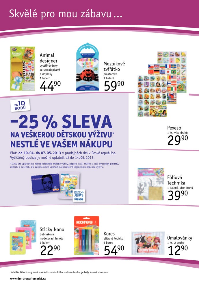 leták DM drogerie Journal od 10.4.2013 strana 1 leták DM drogerie Journal od 10.4.2013 strana 1