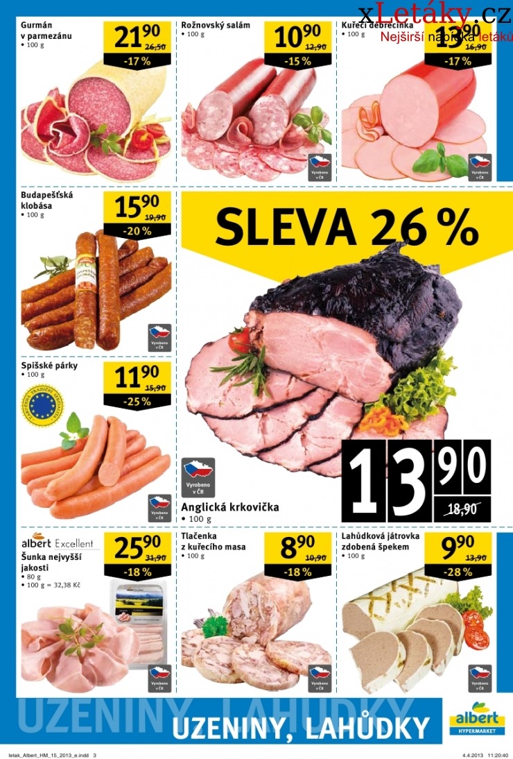 leták Albert Hypermarket akční leták strana 1 leták Albert Hypermarket akční leták strana 1