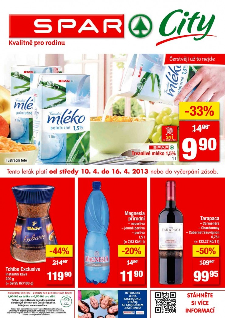 letk Interspar nabdka Spar City od 10.4.2013 strana 1