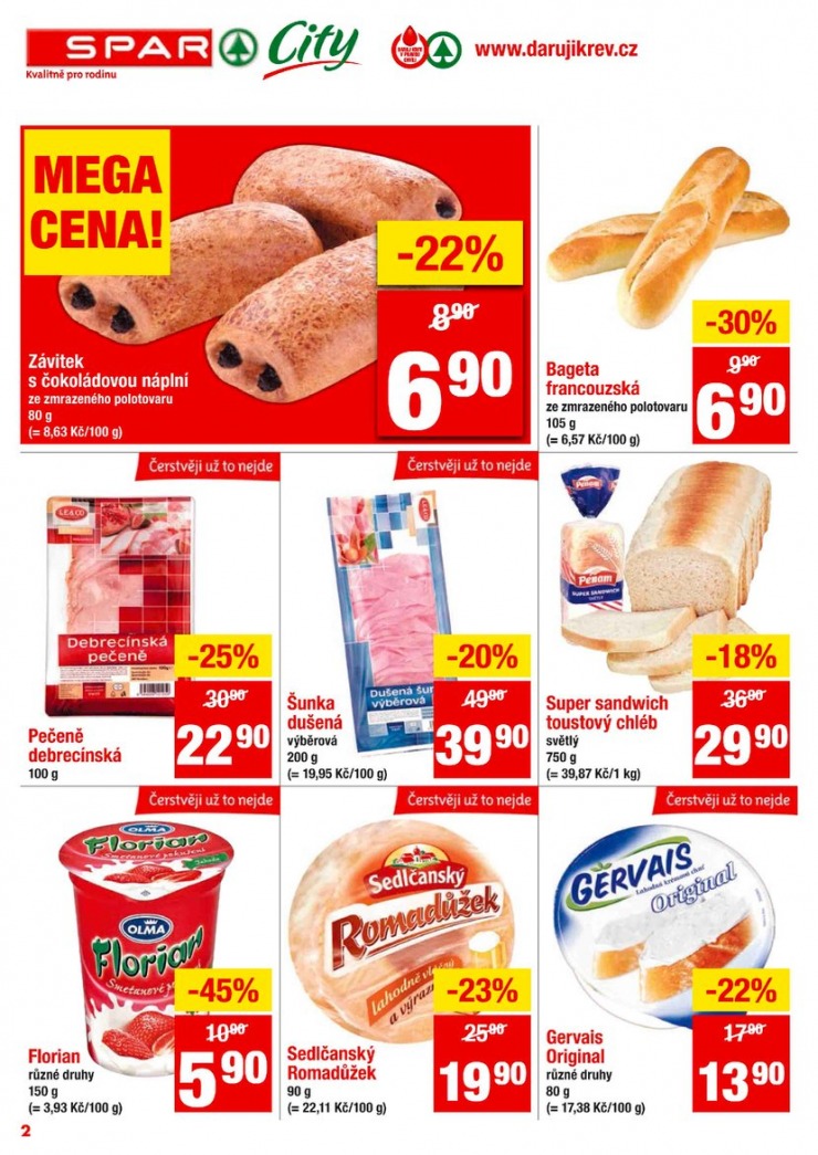 letk Interspar nabdka Spar City od 10.4.2013 strana 1