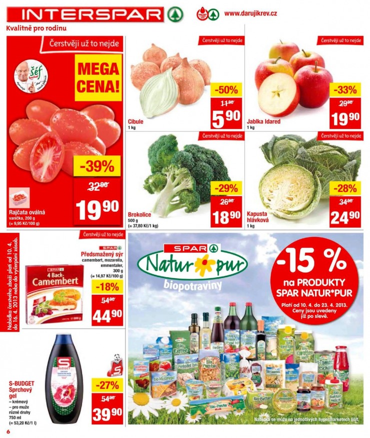 leták Interspar Akční nabídka od 10.4.2013 strana 1 leták Interspar Akční nabídka od 10.4.2013 strana 1