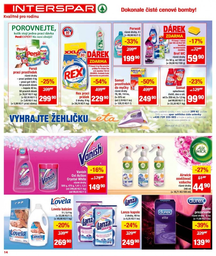 leták Interspar Akční nabídka od 10.4.2013 strana 1 leták Interspar Akční nabídka od 10.4.2013 strana 1