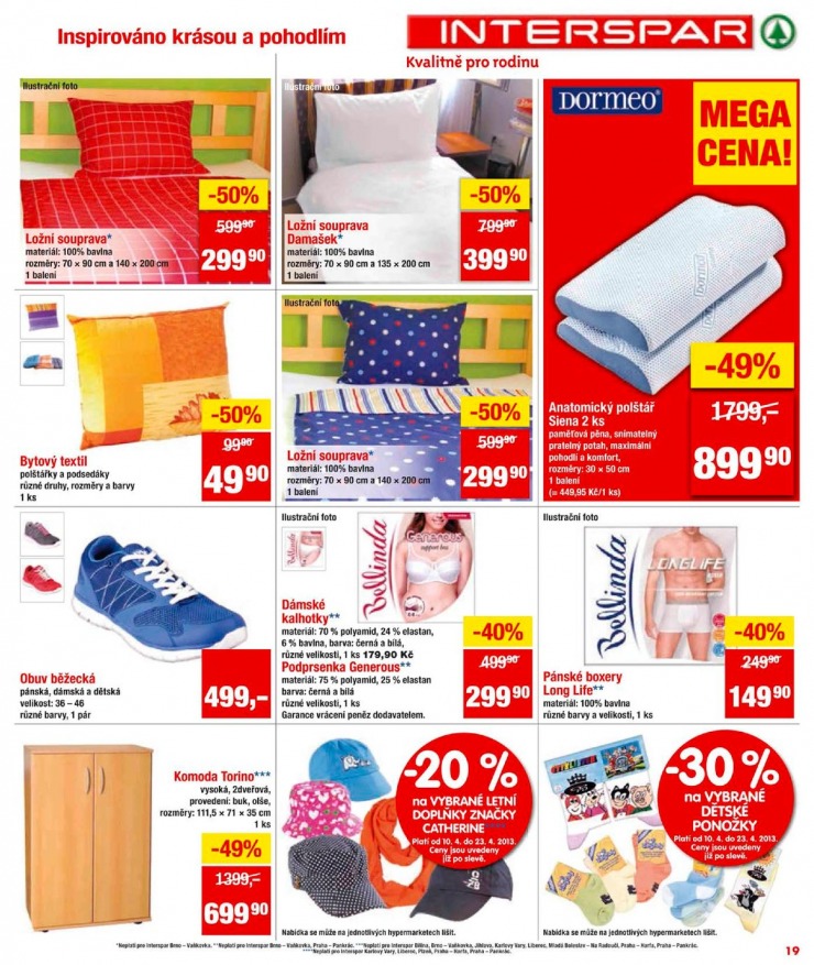 leták Interspar Akční nabídka od 10.4.2013 strana 1 leták Interspar Akční nabídka od 10.4.2013 strana 1
