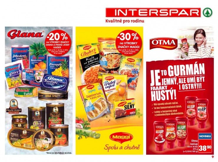 leták Interspar žádané značky od 10.4.2013 strana 1 leták Interspar žádané značky od 10.4.2013 strana 1