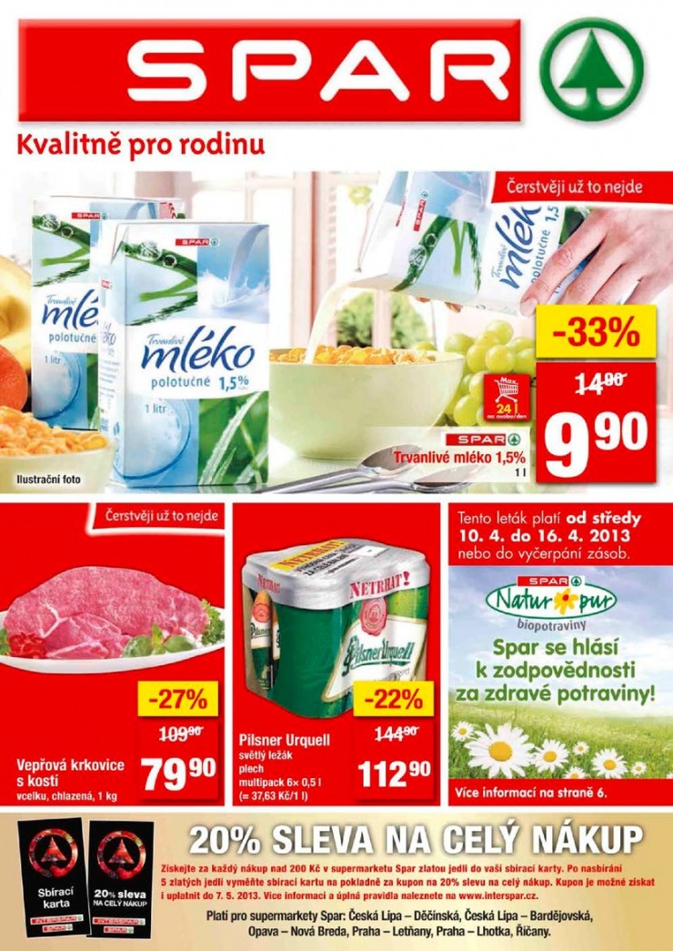 letk Interspar nabdka Spar od 10.4.2013 strana 1