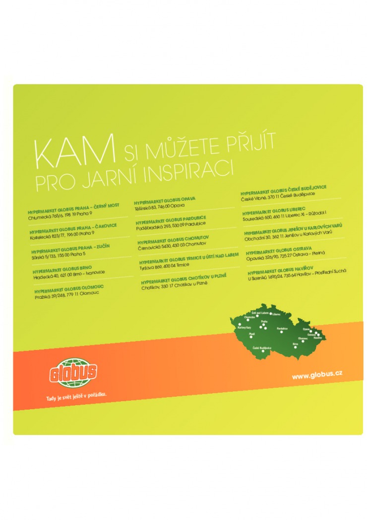leták Globus Tohle jaro patří nám od 4. 4. 2013 strana 1 leták Globus Tohle jaro patří nám od 4. 4. 2013 strana 1