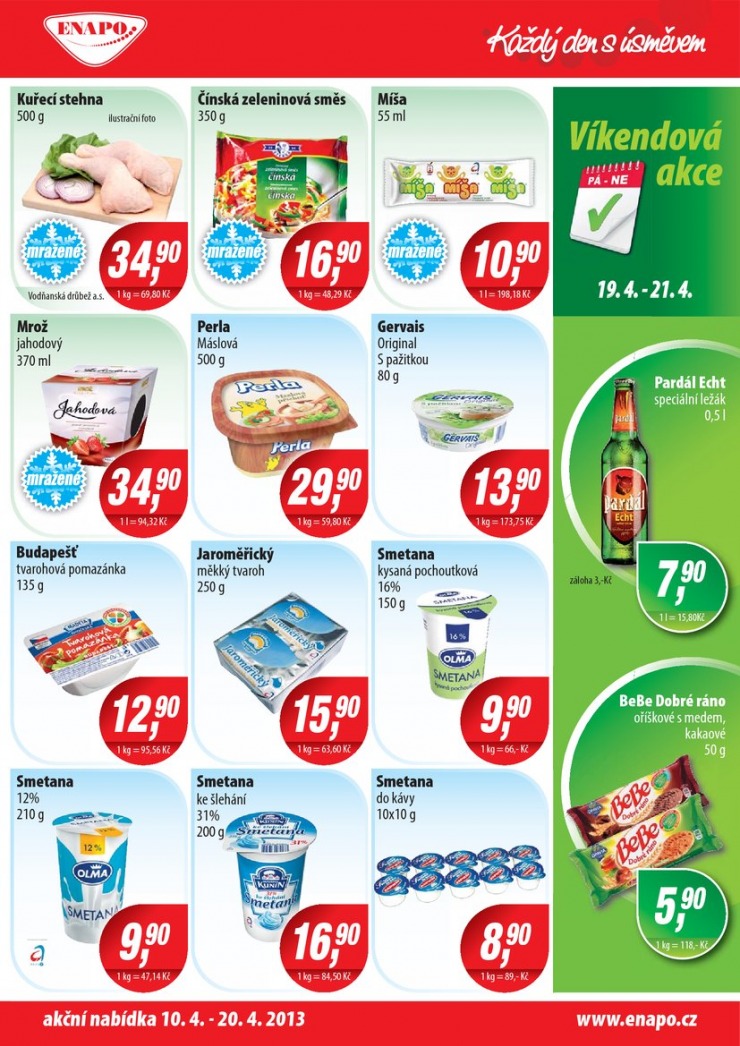 leták Enapo Akční leták od 10.4.2013 strana 1 leták Enapo Akční leták od 10.4.2013 strana 1