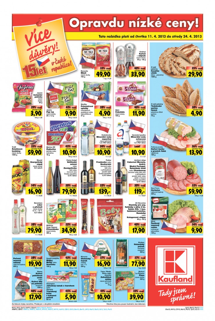 leták Kaufland Aktuální nabídka od 11.4.2013 strana 1 leták Kaufland Aktuální nabídka od 11.4.2013 strana 1
