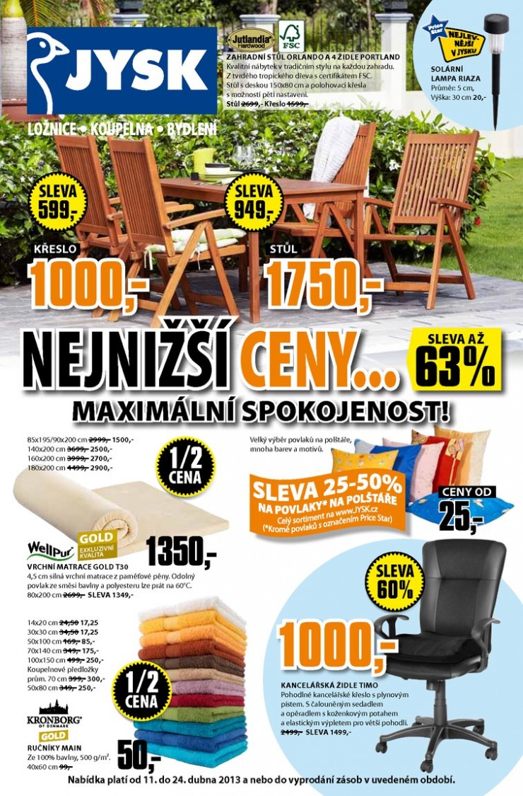 letk Jysk Nabdka tdne od 11.4.2013 strana 1