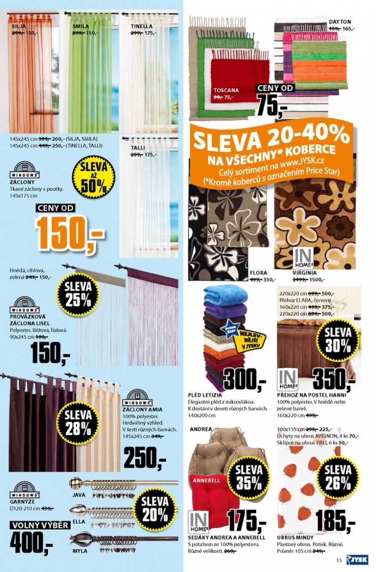 leták Jysk Nabídka týdne od 11.4.2013 strana 1 leták Jysk Nabídka týdne od 11.4.2013 strana 1