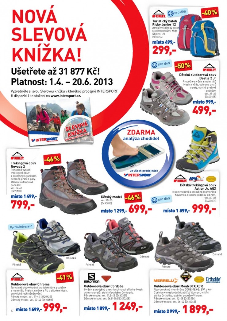 leták Intersport Aktuální leták od 11.4.2013 strana 1 leták Intersport Aktuální leták od 11.4.2013 strana 1