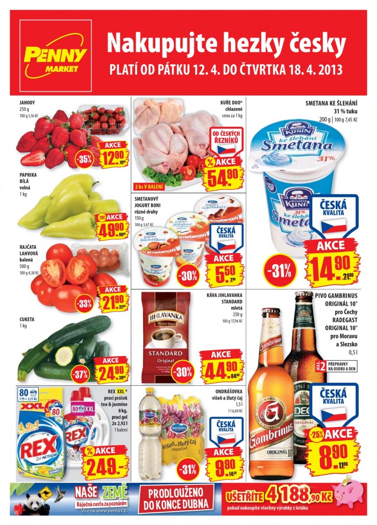 letk Penny Aktuln nabdka od 12.4.2013 strana 1
