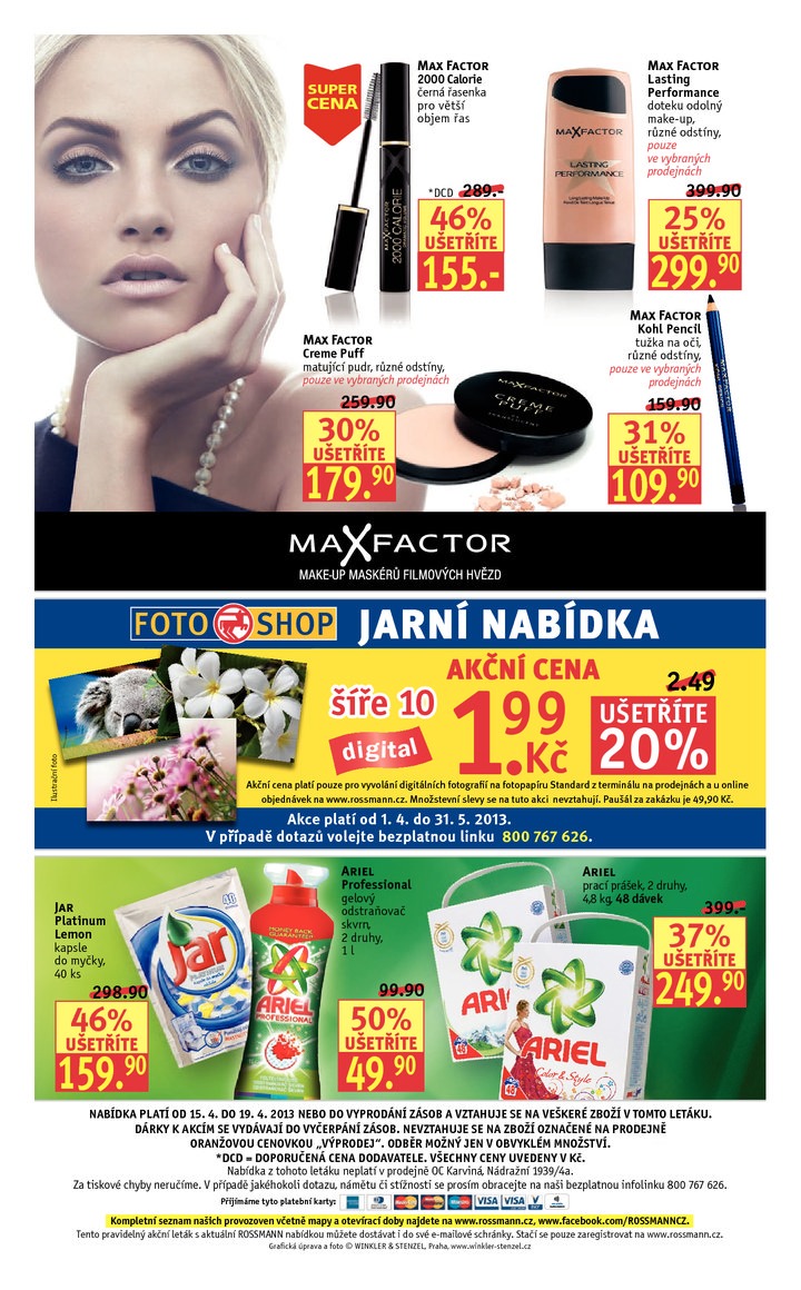 leták Rossmann Leták od 15.4.2013 strana 1 leták Rossmann Leták od 15.4.2013 strana 1