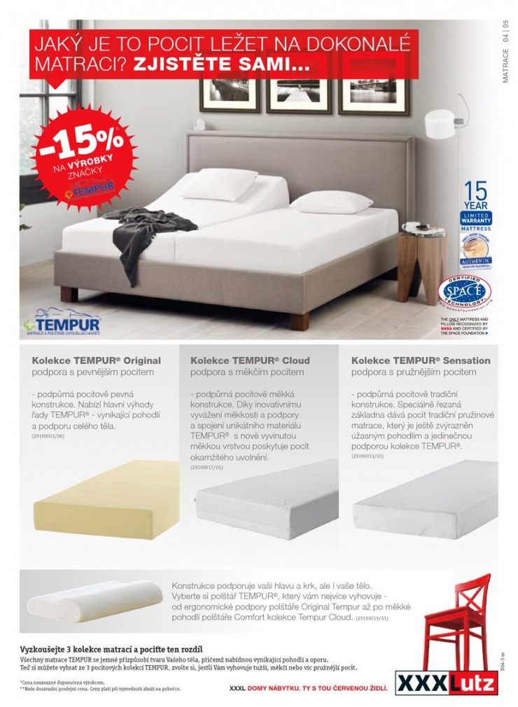 let�k XXXLutz matrace od 15.4.2013 strana 1
