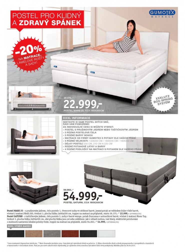 let�k XXXLutz matrace od 15.4.2013 strana 1