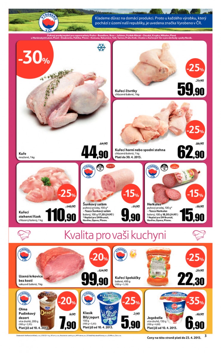 leták Tesco supermarkety od 17.4.2013 strana 1 leták Tesco supermarkety od 17.4.2013 strana 1