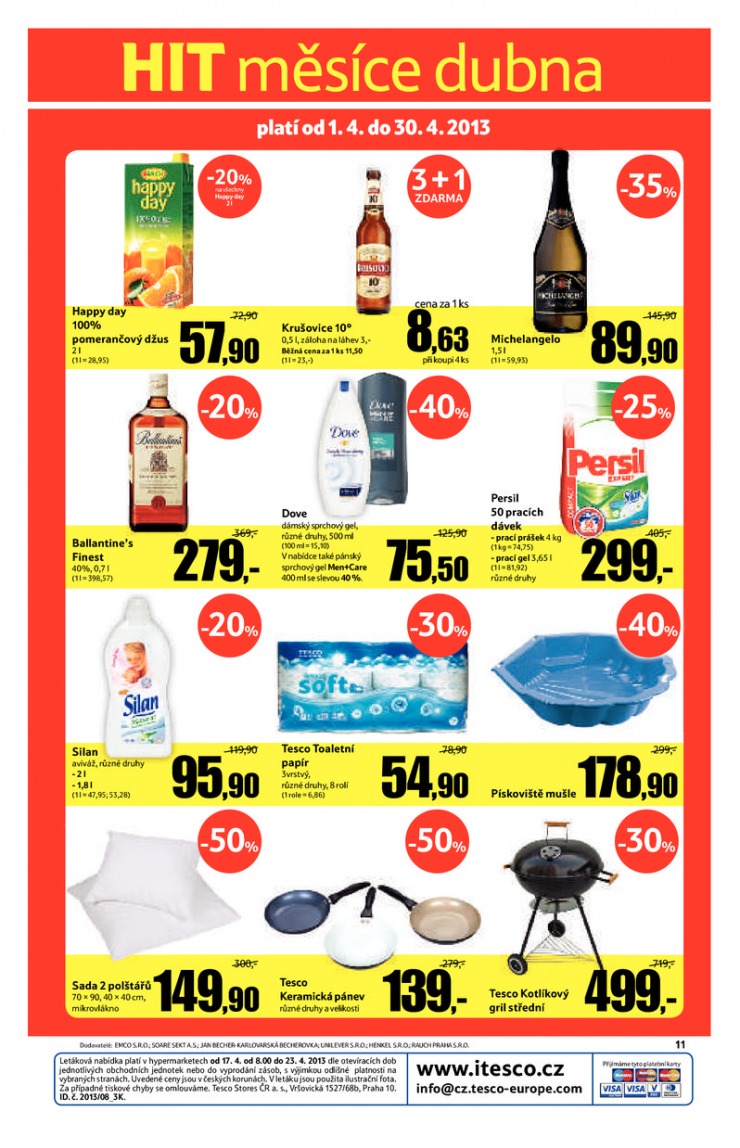 leták Tesco malé hypermarkety od 17.4.2013 strana 1 leták Tesco malé hypermarkety od 17.4.2013 strana 1