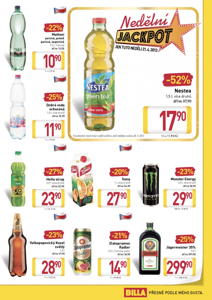 let�k Billa velk� od 17.4.2013 strana 1