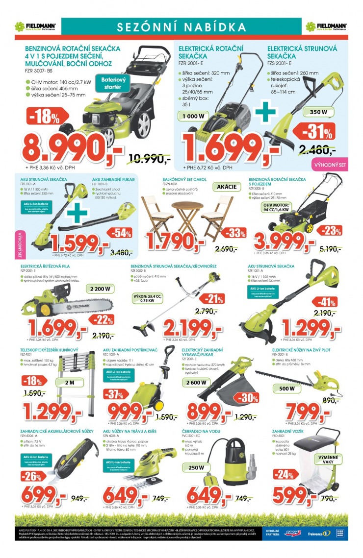 leták Planeo Elektro Akční leták od 17.4.2013 strana 1 leták Planeo Elektro Akční leták od 17.4.2013 strana 1