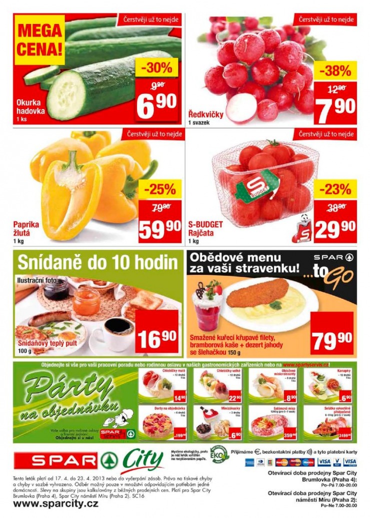 letk Interspar nabdka Spar City od 17.4.2013 strana 1