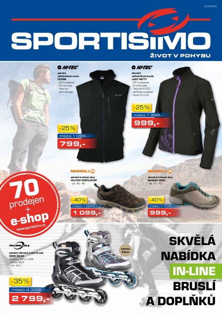 letk Sportisimo Aktuln letk od 18.4.2013 strana 1