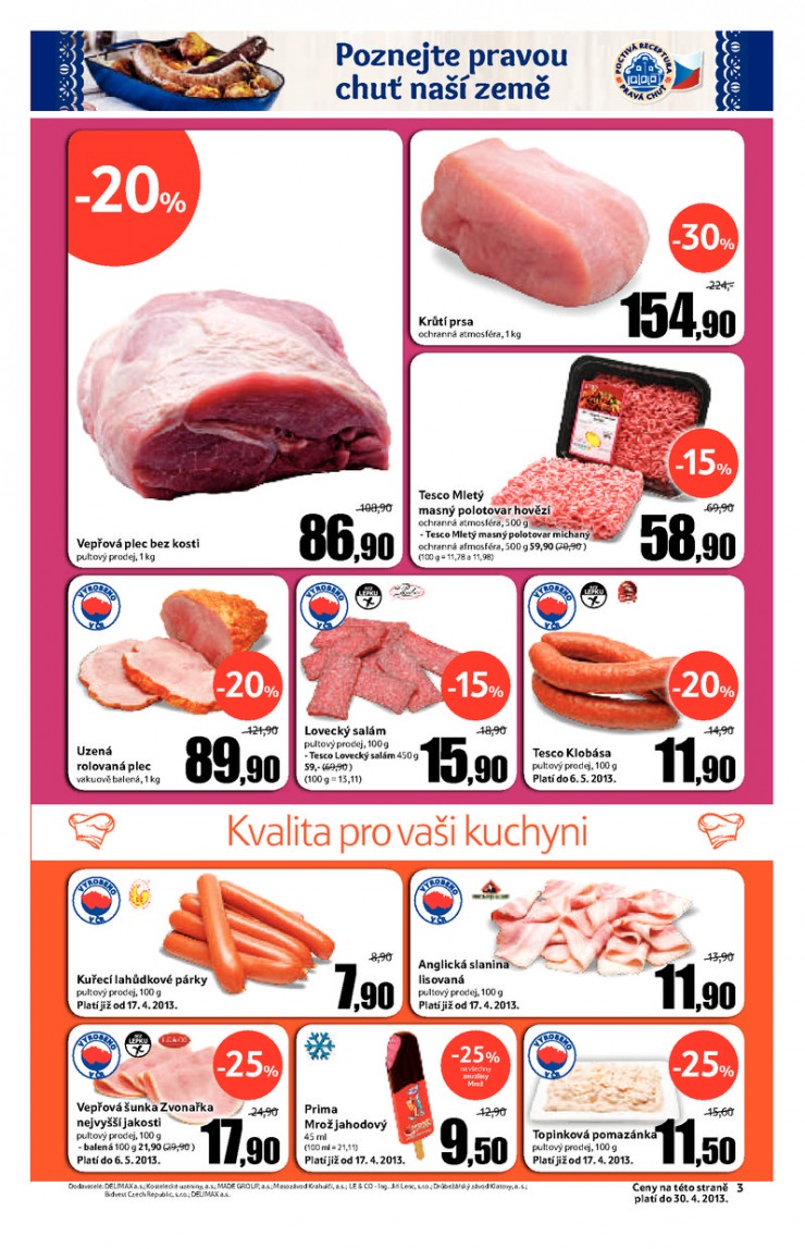 leták Tesco malé hypermarkety od 24.4.2013 strana 1 leták Tesco malé hypermarkety od 24.4.2013 strana 1