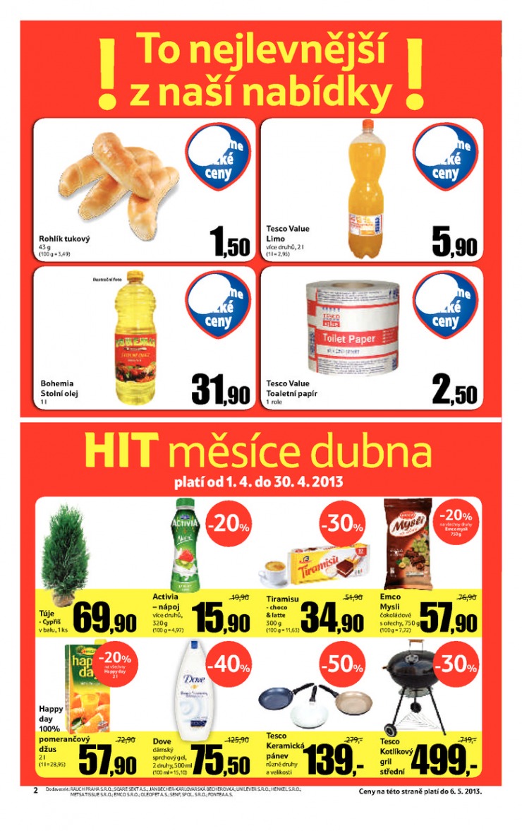 leták Tesco supermarkety od 24.4.2013 strana 1 leták Tesco supermarkety od 24.4.2013 strana 1