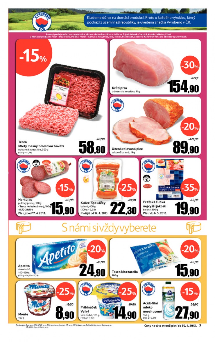 leták Tesco supermarkety od 24.4.2013 strana 1 leták Tesco supermarkety od 24.4.2013 strana 1