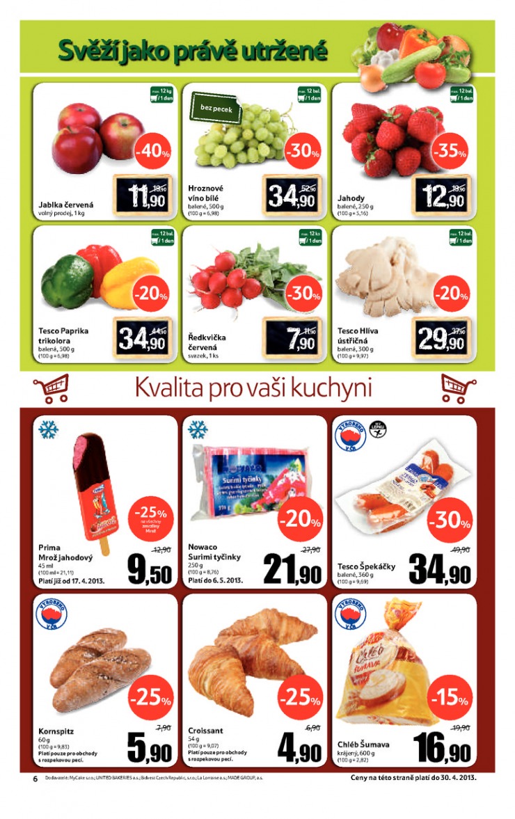 leták Tesco supermarkety od 24.4.2013 strana 1 leták Tesco supermarkety od 24.4.2013 strana 1