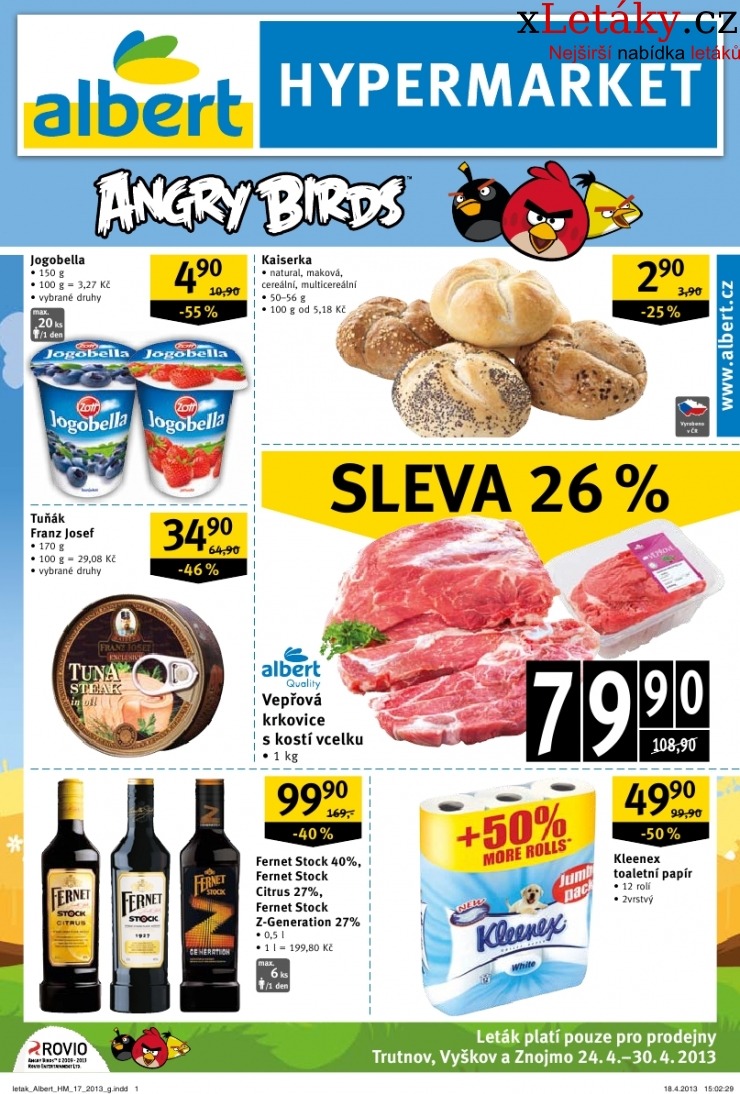 leták Albert Hypermarket akční leták strana 1 leták Albert Hypermarket akční leták strana 1