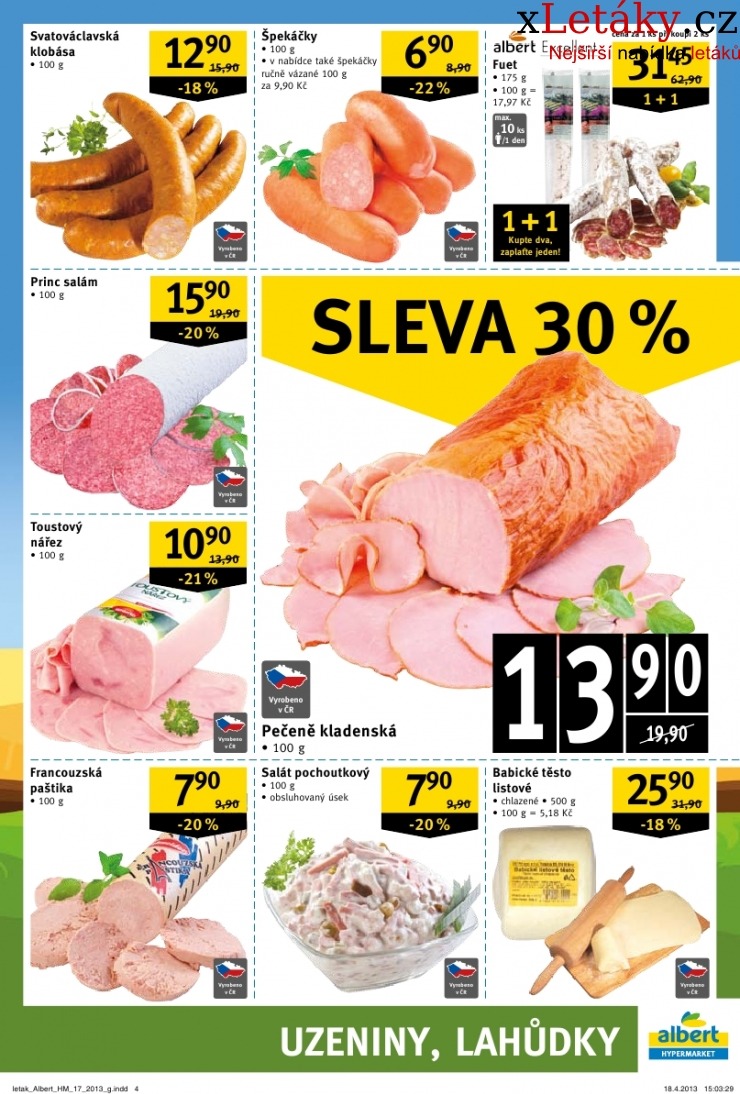 leták Albert Hypermarket akční leták strana 1 leták Albert Hypermarket akční leták strana 1