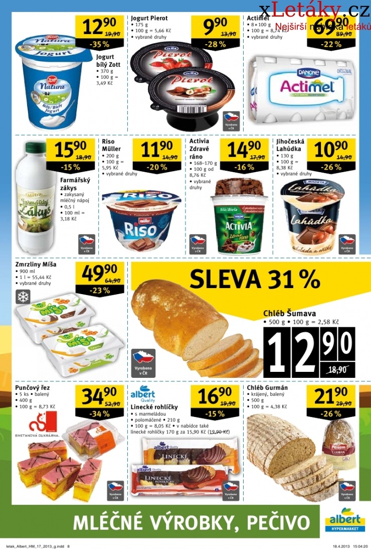 leták Albert Hypermarket akční leták  strana 1 leták Albert Hypermarket akční leták strana 1