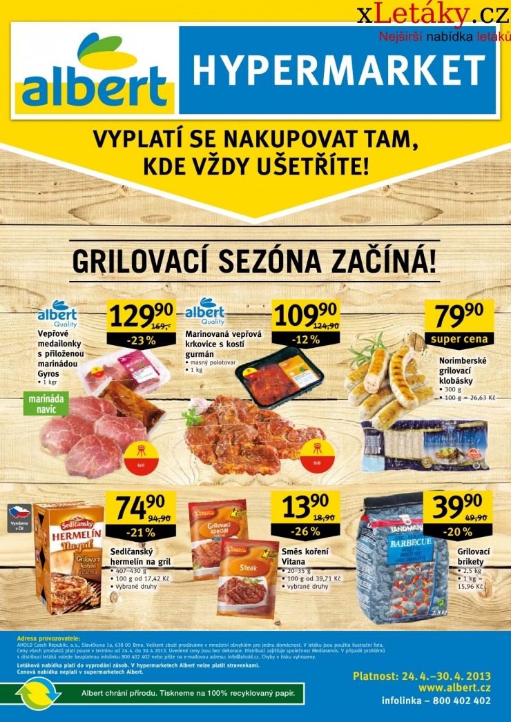leták Albert Hypermarket - piva akční leták strana 1 leták Albert Hypermarket - piva akční leták strana 1