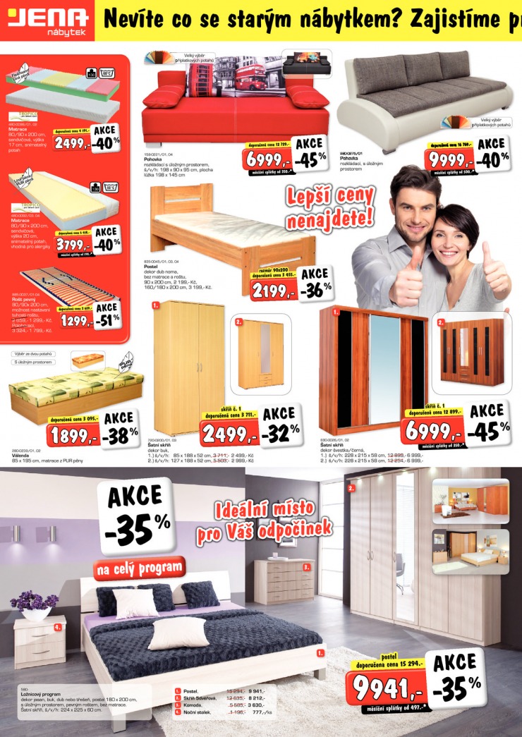 leták Jena nábytek Aktuální leták od 23.4.2013 strana 1 leták Jena nábytek Aktuální leták od 23.4.2013 strana 1